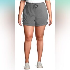 Avia Gray Women’s Plus Size Waking/Running/Hangout Active Shorts